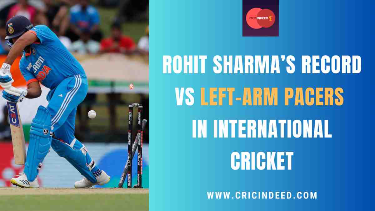 Stats Rohit Sharma vs LeftArm Pacers in International Cricket