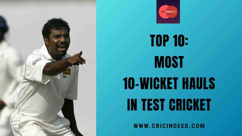 Most 10-Wicket Hauls in Test Cricket