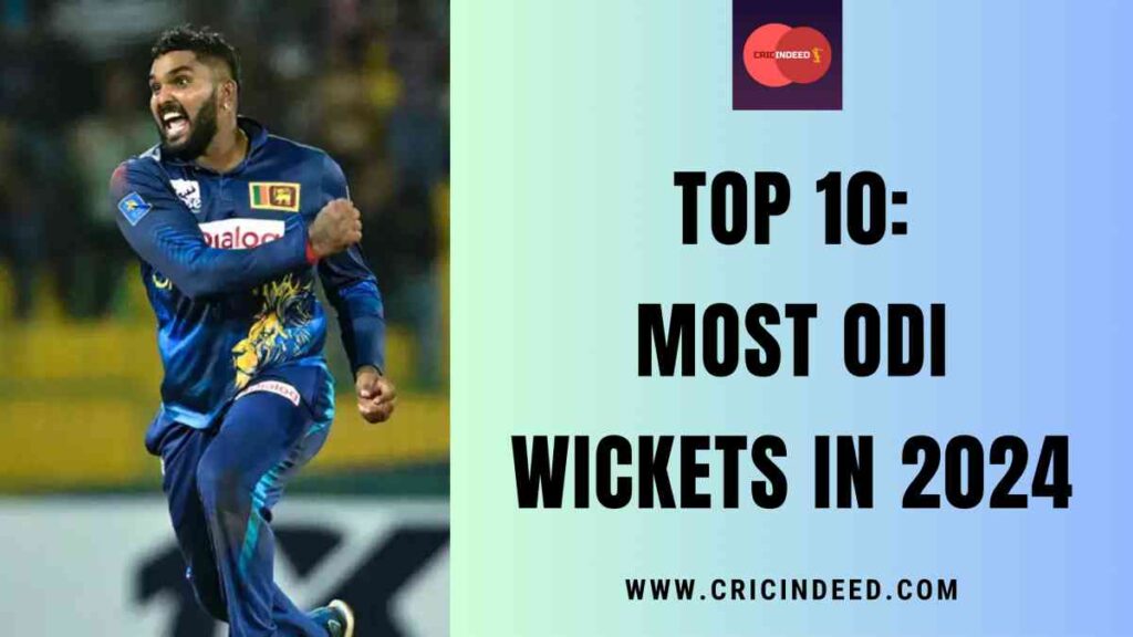 Most ODI Wickets in 2024