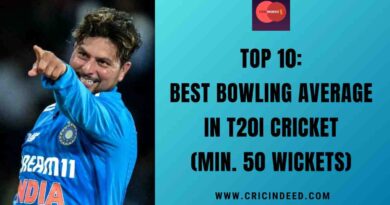 Top 10: Best Bowling Average in T20I Cricket (Min. 50 Wickets)