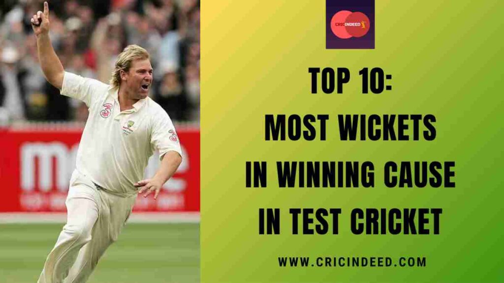 Top 10: Most Wickets in Winning Cause in Test Cricket