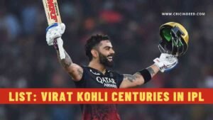 List: Virat Kohli Centuries in IPL - CricIndeed