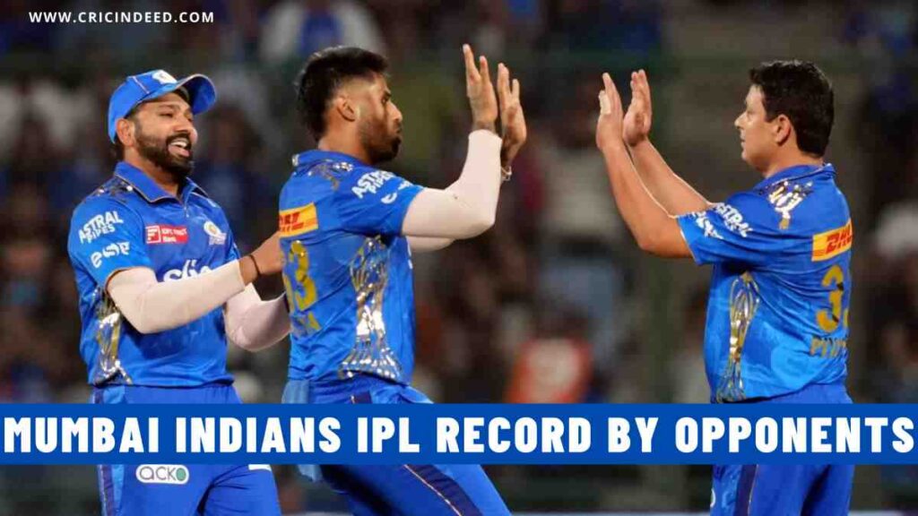 Mumbai Indians (MI) IPL Record by Opponents