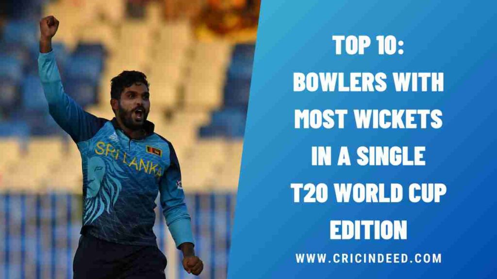Top 10: Bowlers with Most Wickets in a Single T20 World Cup Edition