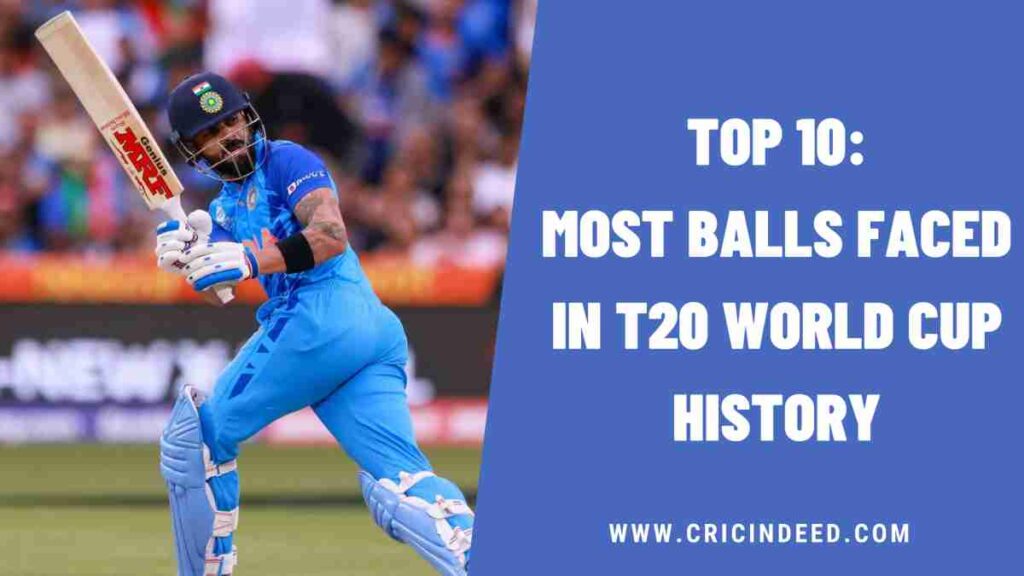 Top 10: Most Balls Faced in T20 World Cup History