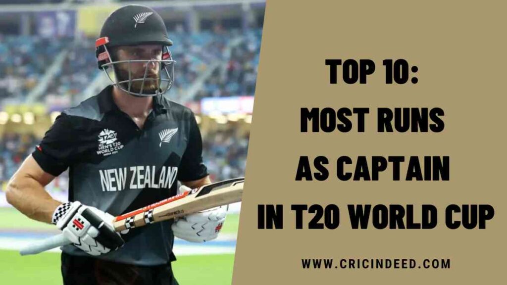 Top 10: Most Runs as Captain in T20 World Cup