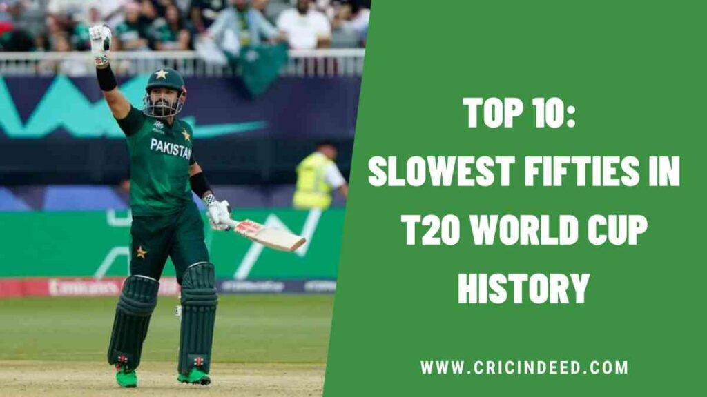 Top 10: Slowest Fifties in T20 World Cup History