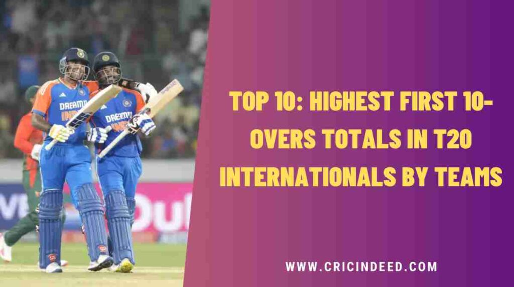 highest first 10 overs totals in t20 internationals