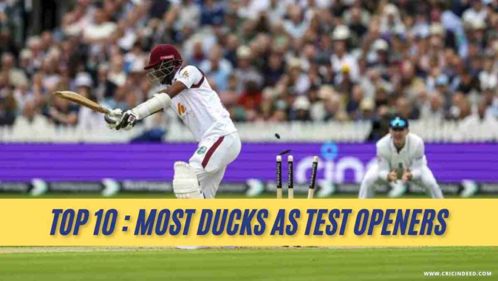 most ducks as test opener