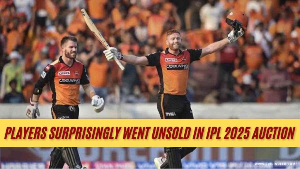 unsold players ipl 2025