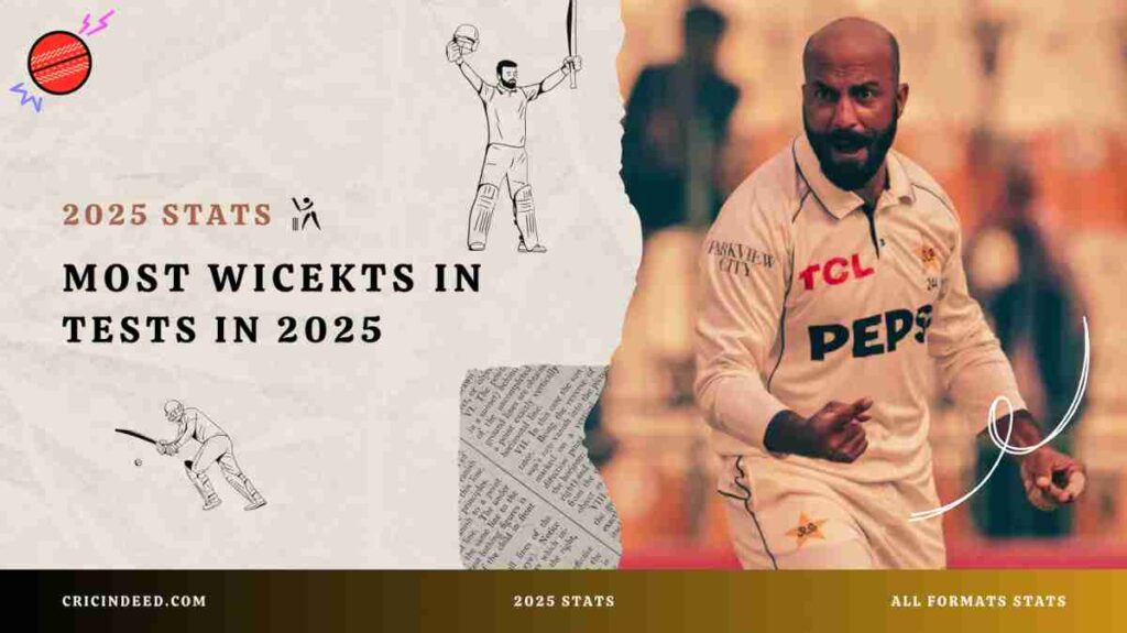 leading wicket-taker test 2025