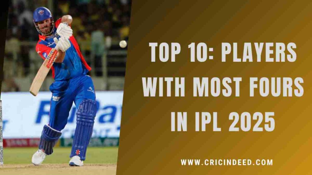 Mitchell Marsh hitting a four in IPL 2025.