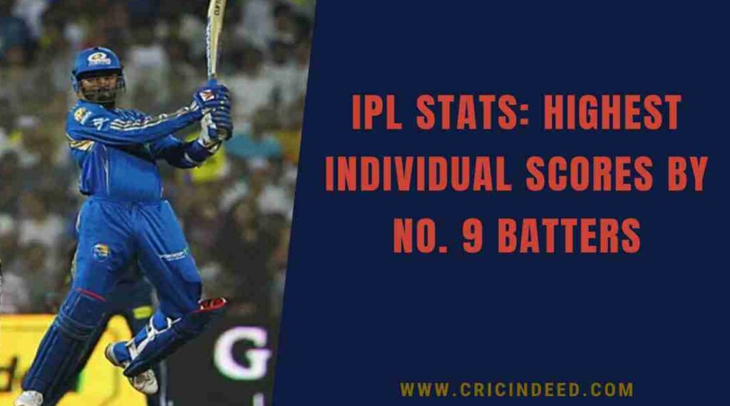 Harbhajan came close to score a fifty for mumbai indians batting at 9