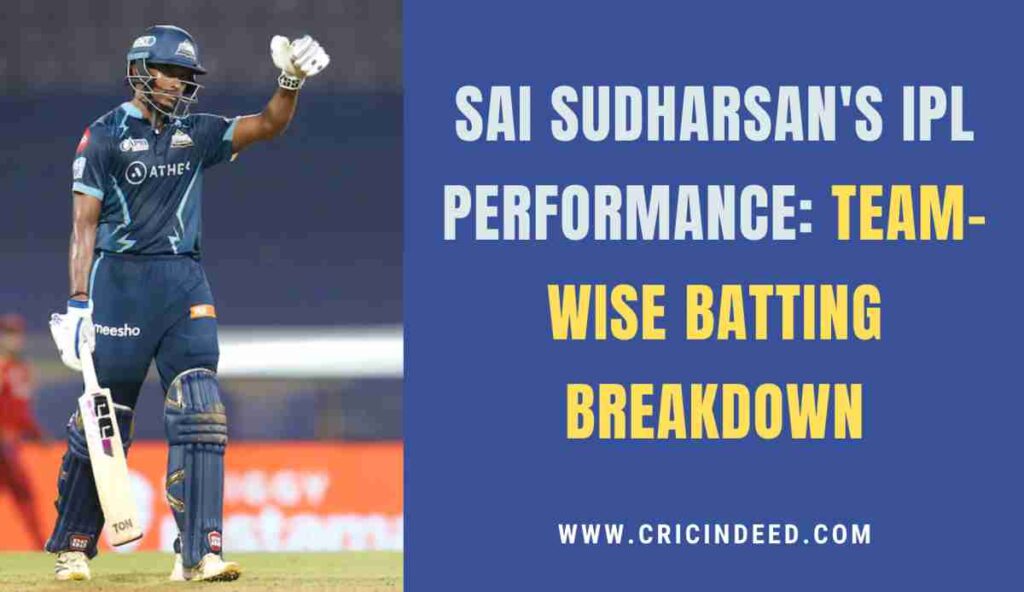 Sai Sudharsan hitting a 50 against PBKS