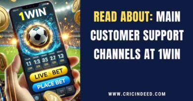 Main Customer Support Channels at 1win
