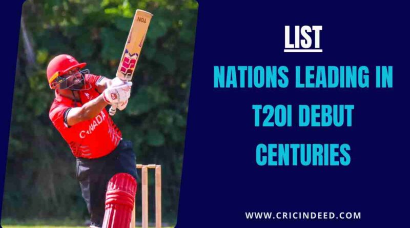Ravinderpal Singh debut century in t20i