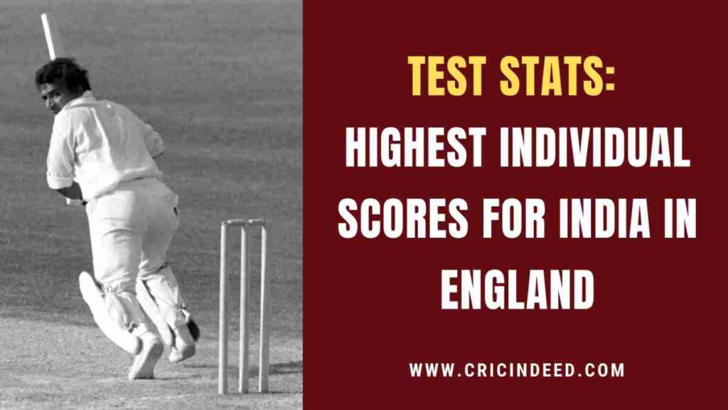 Sunil Gavaskar scoring a big double century in England