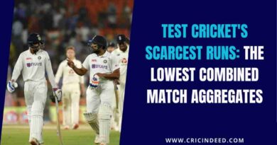 Indian openers walk off after a win in a test match which had one of the lowest match aggregates from both sides