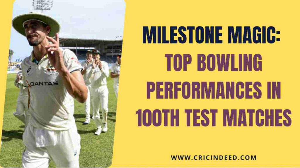 Mitchell Starc after his record performance in his 100th Test match