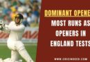 Mark Taylor opening the batting in england test