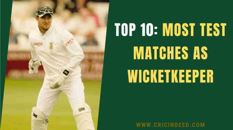 mark boucher keeping wickets in test match