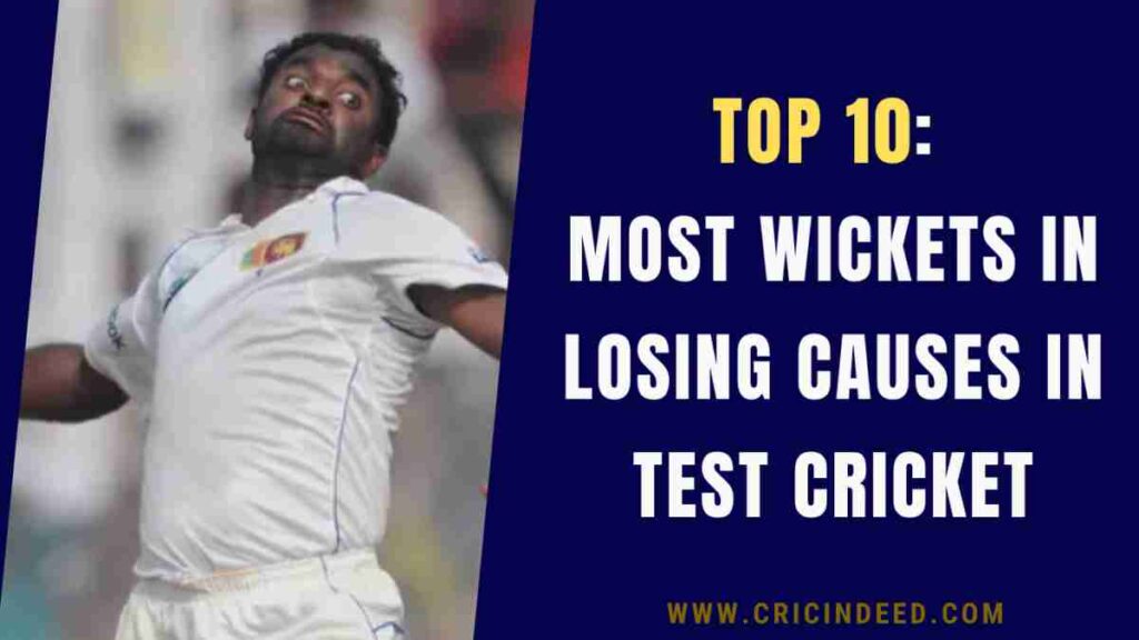 Muralitharan bowling in Test match