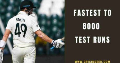 steve smith fastest to 8000 test runs