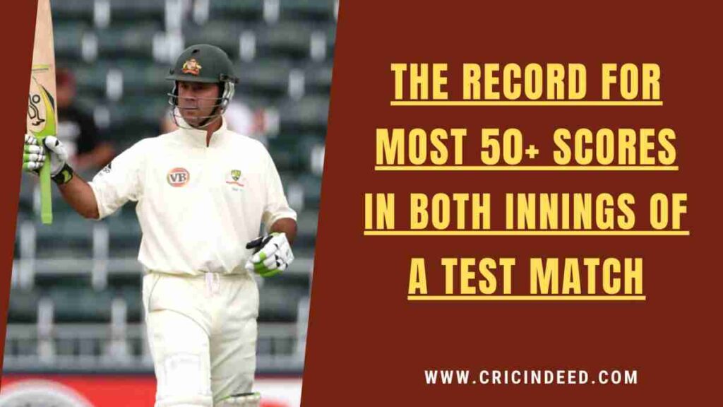 ricky ponting celebrating test fifty