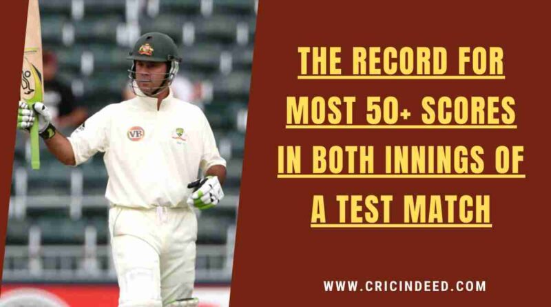 ricky ponting celebrating test fifty