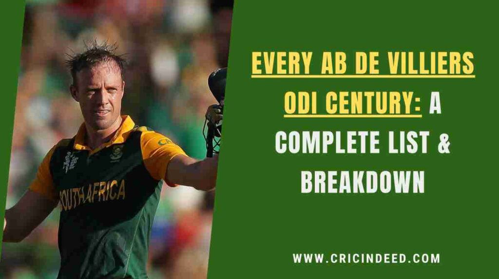 ab de villiers celebrating an ODI hundred