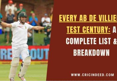 ab de villiers celebrating a test century