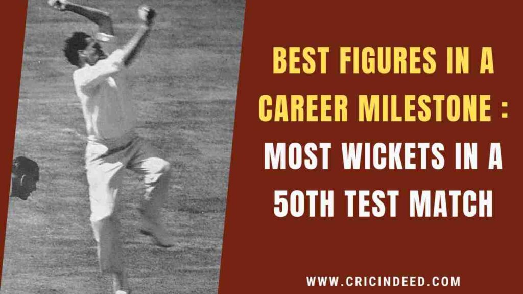 trevor bailey bowling 50th test