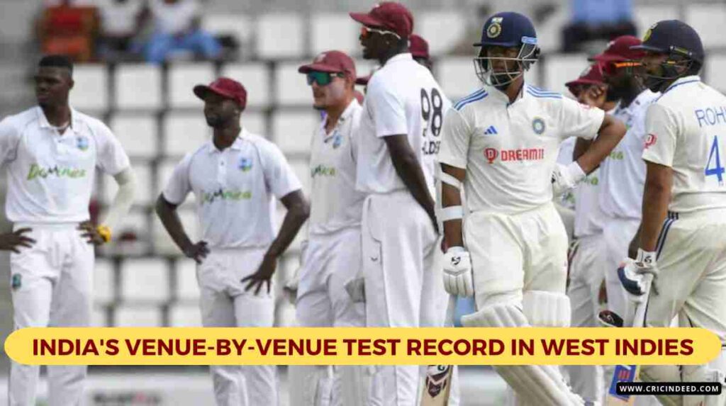 india in west indies test result