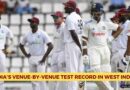 india in west indies test result