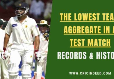 Pakistan all out for 59 and 53 in a test match against australia in 2002