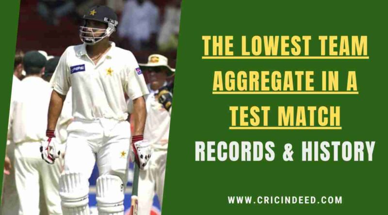 Pakistan all out for 59 and 53 in a test match against australia in 2002