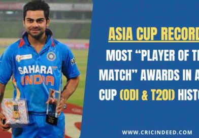 virat kohli with a man of the match award in an Asia cup match