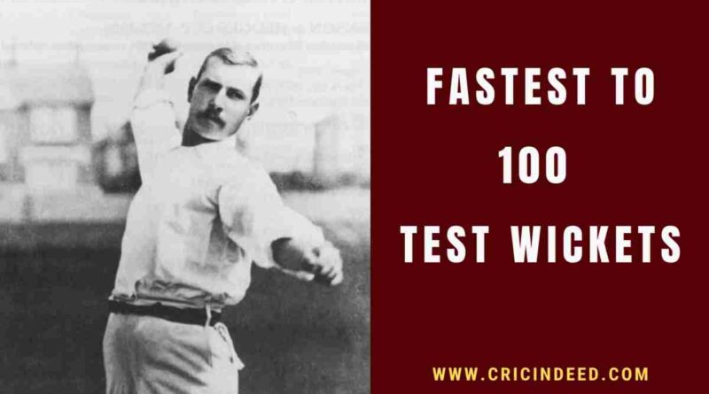 George Lohmann picked his 100 wickets in 1896