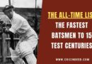 fastest batter to 15 100s in test