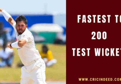 yashir shah celebrating his 200th test wicket