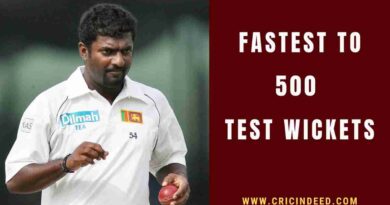 murali celebrating a milestone in test cricket