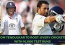 List: Cricketers with 10000 Test Runs