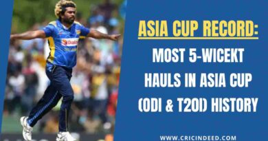 Malinga picking yet another 5-wickets in an Asia cup match
