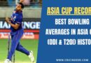best bowler by average bhuvi in asia cup