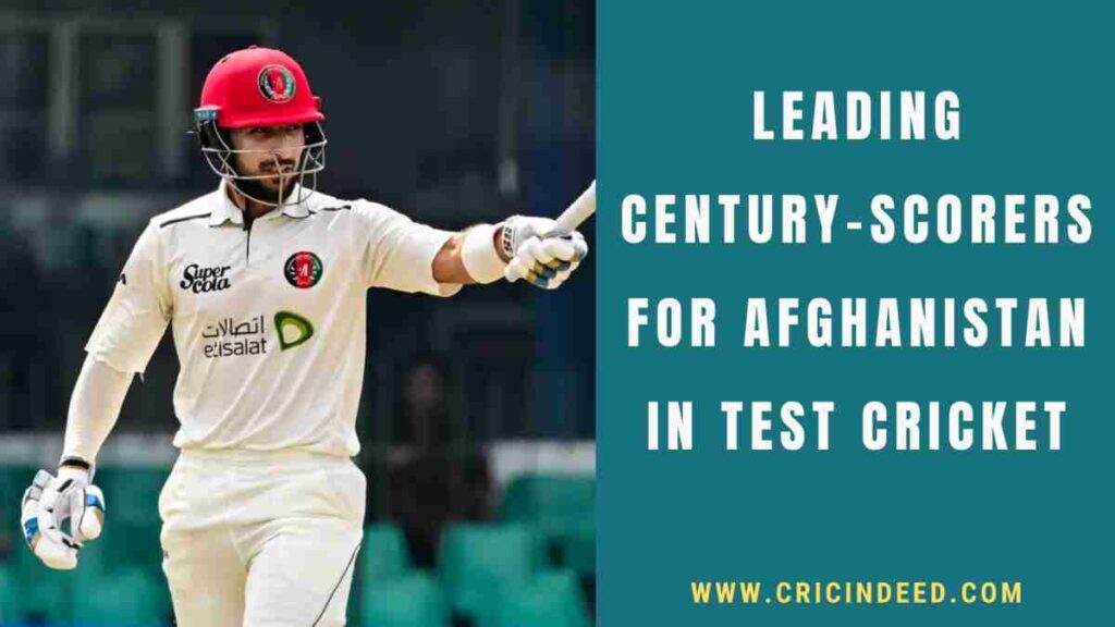 afghanistan's highest century maker test