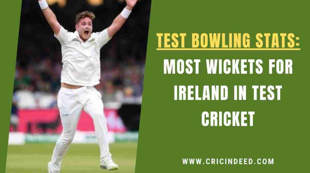 mark adair picking a wicket in test