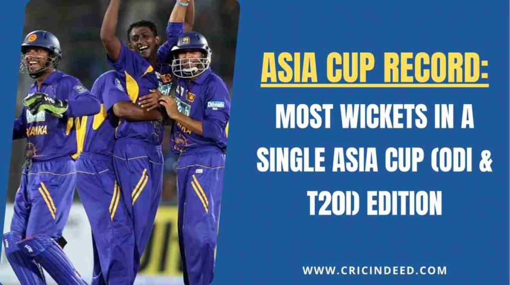 Ajantha mendis is the best bowler in 2008 asia cup tournament