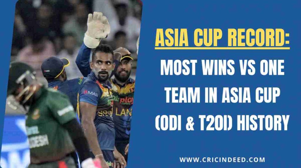 Sri Lanka beating Bangladesh once again in Asia Cup