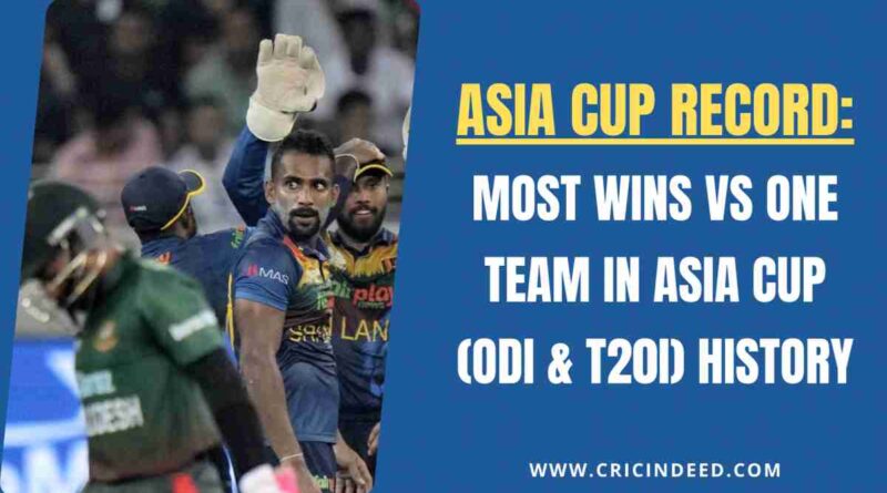 Sri Lanka beating Bangladesh once again in Asia Cup