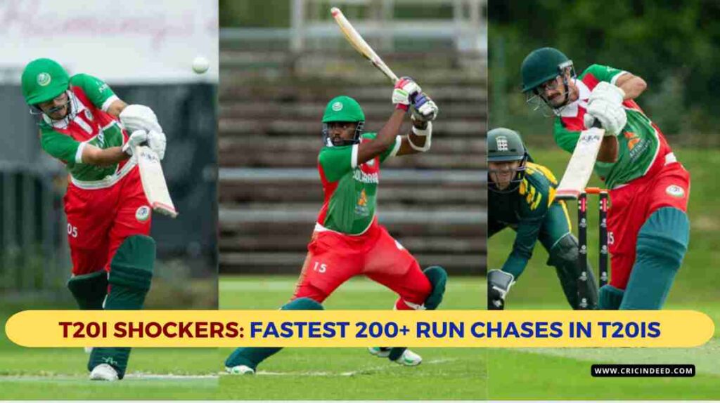 Bulgaria chased Gibraltar's 244 in just 14.2 overs in a T20i game